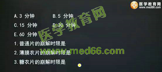 2016年执业药师考试《药学专业知识（一）》试题讲解