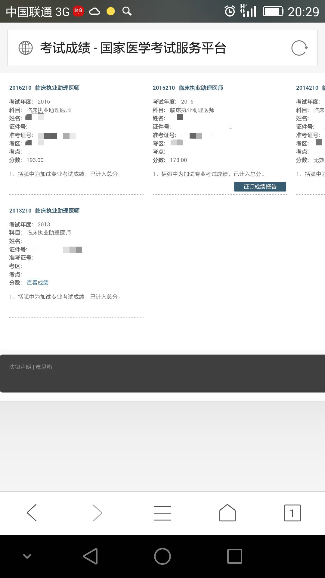 医学教育网学员考试情况