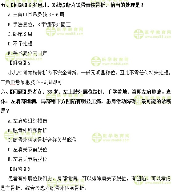 外科主治医师考试：《答疑周刊》2017年第23期