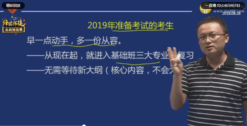 2018临床执业助理医师笔试考情分析-名师直播精讲