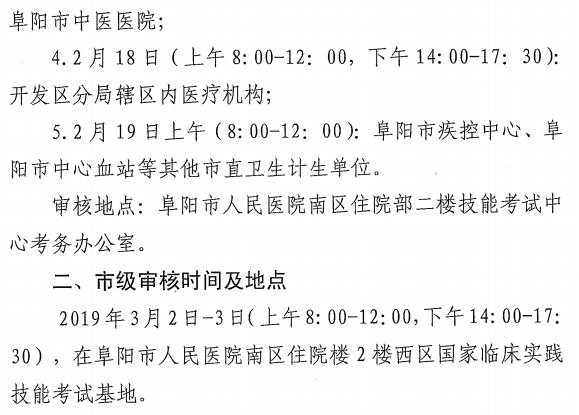 阜阳考点2019年医师资格考试报名审核咨询电话