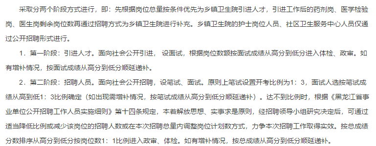 黑龙江省集贤县医共体2021年1月份招聘89名卫生技术人员啦