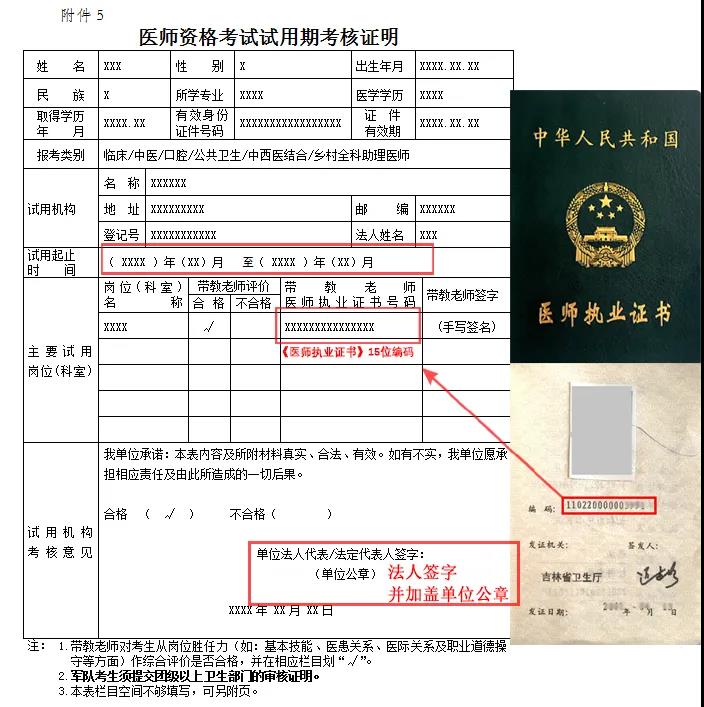 研究生本科学历报考执业医师现场审核所需材料6