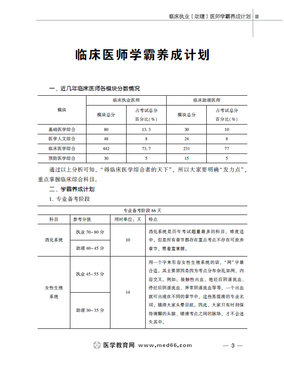 学霸养成计划