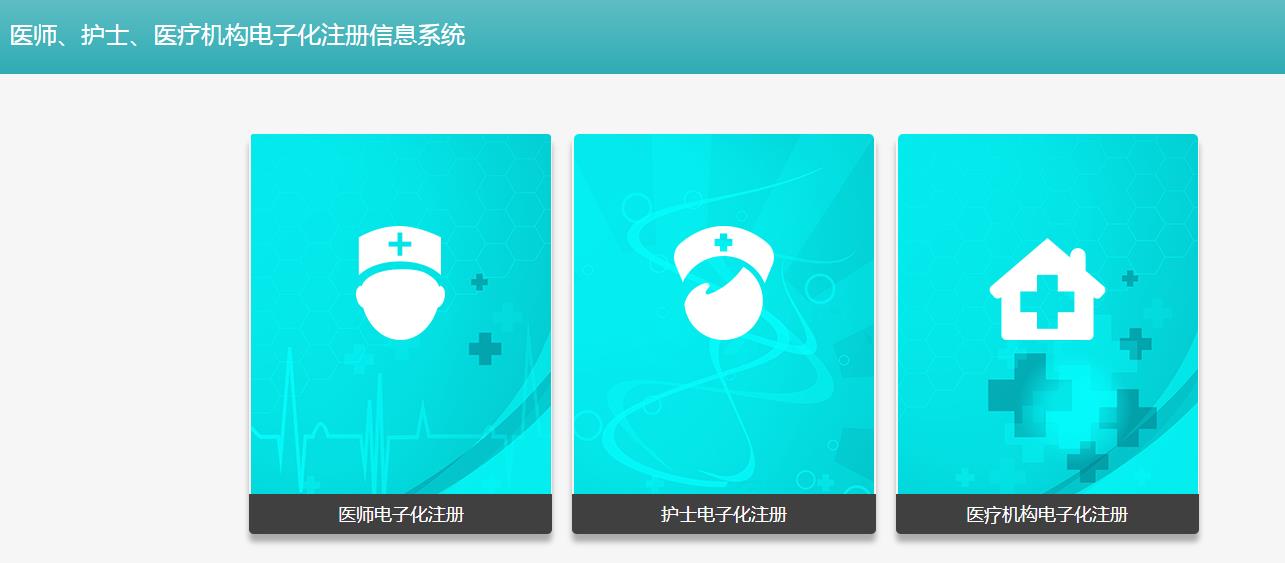 医师、护士、医疗机构电子化注册信息系统登录入口 医师、护士、医疗机构电子化注册信息系统登录入口