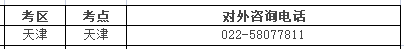 天津考点